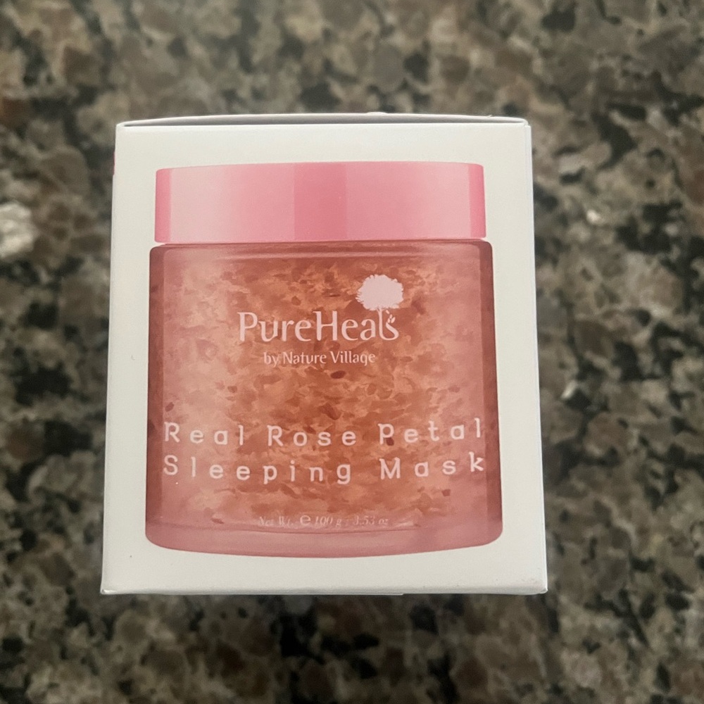 Pure Heals Rose petals sleeping mask. brand new in box.